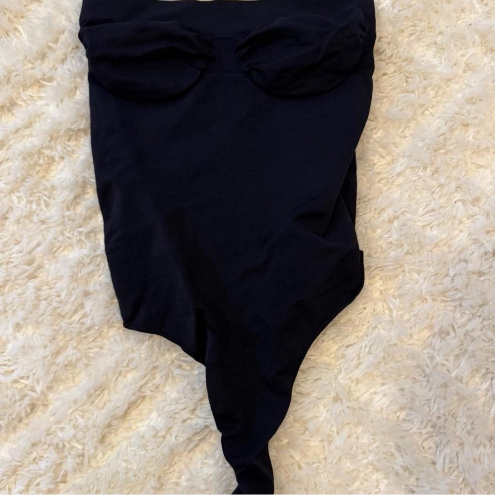 Black Strapless bodysuit